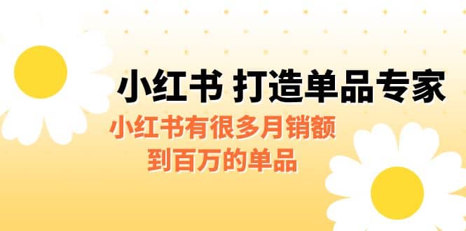 某公众号付费文章《小红书 打造单品专家》小红书有很多月销额到百万的单品网创吧-网创项目资源站-副业项目-创业项目-搞钱项目左姐网创